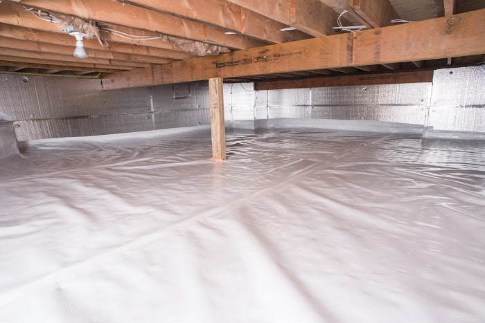 Crawl Space Moisture Barrier in Oakland, Concord, Pleasant Hill, San Lorenzo, Walnut Creek, and Hayward